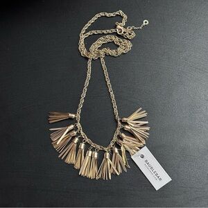 NEW! BaubleBar Tassel Necklace in Gold Tone